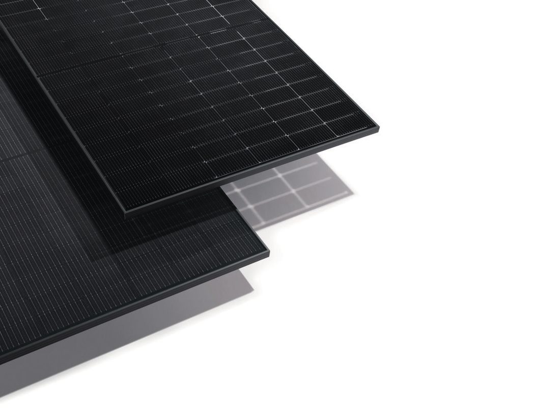 Panneaux DualSun, cellules noires et cadre fin